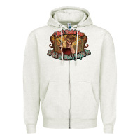 Oatmeal Heather I don't need a man Cowgirl western Zipper Hoodie - HowdyJamesFarm