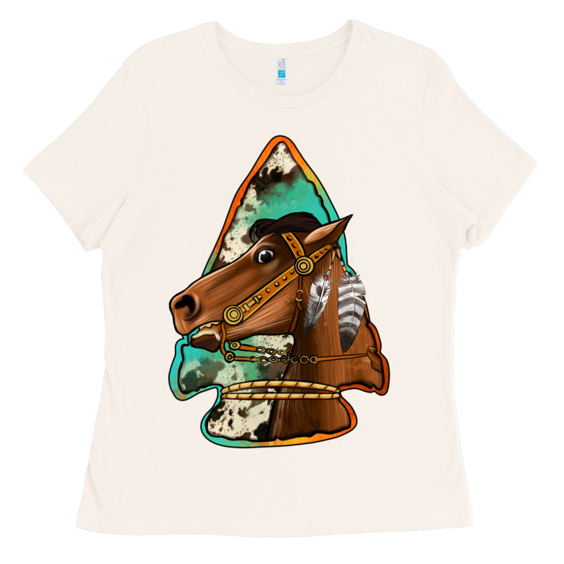 Horse Arrowhead Ladies Tee by Jasminsmagicworld | Teevron