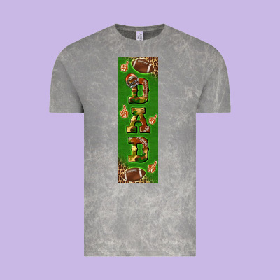 American Football Dad Pen Wrap Vintage Tee Designed By Bundleandbundleshop