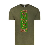 Vintage Olive american football dad pen wrap Vintage Tee - BundleAndBundleShop