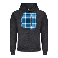Vintage Black Winter Tartan Patch Vintage Hoodie - BundleAndBundleShop