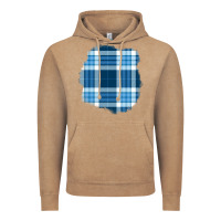 Vintage Coffee Winter Tartan Patch Vintage Hoodie - BundleAndBundleShop