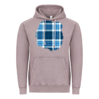 Vintage Zinc Winter Tartan Patch Vintage Hoodie - BundleAndBundleShop