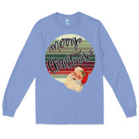 Colony Blue Merry Christmas Vintage Retro Long Sleeve Tee - Bettercallsaul