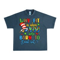 Midnight Navy why fit in when you were born to stand out Urban Heavy Tee - LillyAllenDesigns