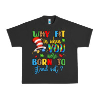 Pigment Black why fit in when you were born to stand out Urban Heavy Tee - LillyAllenDesigns