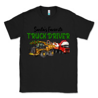 Black Santa's Favorite Truck Driver Classic Tee - LillyAllenDesigns