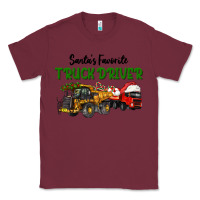 Burgundy Santa's Favorite Truck Driver Classic Tee - LillyAllenDesigns