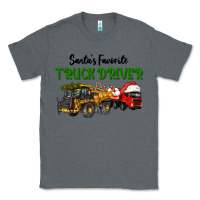 Charcoal Heather Santa's Favorite Truck Driver Classic Tee - LillyAllenDesigns