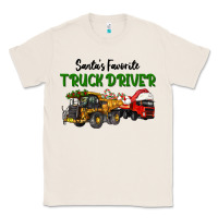 Natural Santa's Favorite Truck Driver Classic Tee - LillyAllenDesigns