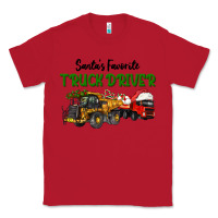 Red Santa's Favorite Truck Driver Classic Tee - LillyAllenDesigns