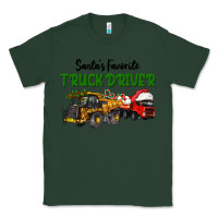 Sports Green Santa's Favorite Truck Driver Classic Tee - LillyAllenDesigns