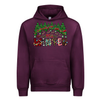 Mauve Wine i was made for winter Urban Hoodie - CowhideDigitalArt