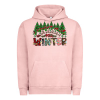 Pigment Salmon i was made for winter Urban Hoodie - CowhideDigitalArt