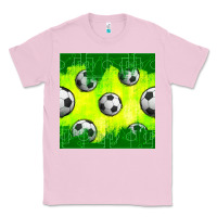 Bubblegum Pink soccer balls with field  and tactics seamless pattern Classic Tee - BundleAndBundleShop