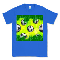 True Royal soccer balls with field  and tactics seamless pattern Classic Tee - BundleAndBundleShop