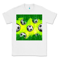 White soccer balls with field  and tactics seamless pattern Classic Tee - BundleAndBundleShop