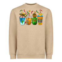 Mushroom Cinco de Mayo Coffee Cups Heavyweight Sweatshirt - texasbilliewilder