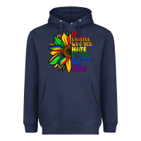 Navy Be careful who you hate it could be someone you Heavyweight Hoodie - FaDigitalArtStudio