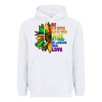 White Be careful who you hate it could be someone you Heavyweight Hoodie - FaDigitalArtStudio