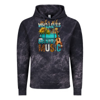 Cloud Black Just A Girl Who Loves Country Music Vintage Hoodie - BundleAndBundleShop