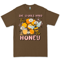 She Works Hard For The Honey Premium Tee | Teevron