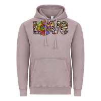 Vintage Zinc tie dye sunflower love Vintage Hoodie - RanaPortraitStore