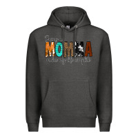 Charcoal Heather Being a Momma Makes My Life Complete Premium Hoodie - CowCowDesign