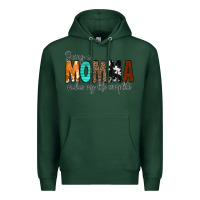 Sports Green Being a Momma Makes My Life Complete Premium Hoodie - CowCowDesign