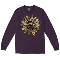 Plum thankful sunflower Long Sleeve Tee - Bettercallsaul