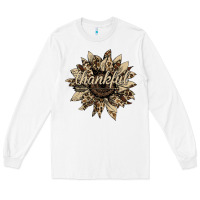 White thankful sunflower Long Sleeve Tee - Bettercallsaul