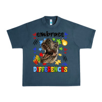 Midnight Navy embrace differences Urban Heavy Tee - LillyAllenDesigns