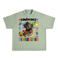 Oil Green embrace differences Urban Heavy Tee - LillyAllenDesigns