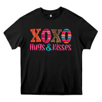 Black xoxo hugs and kisses Heavy Core Tee - Jasminsmagicworld