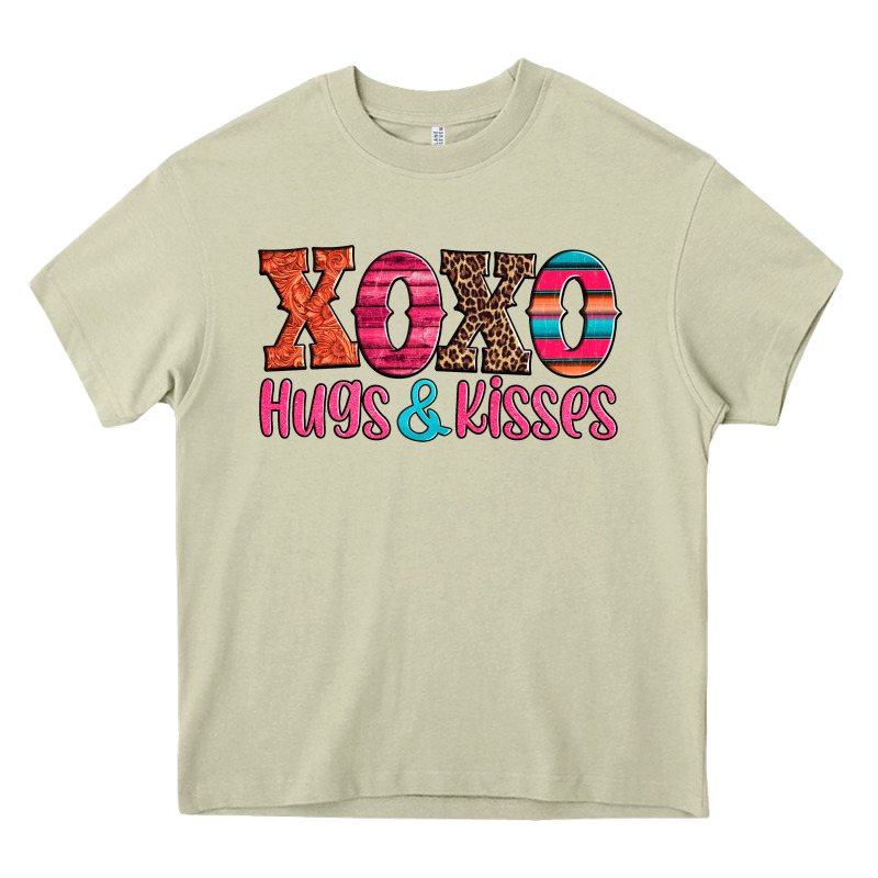 Xoxo Hugs And Kisses Heavy Core Tee by Jasminsmagicworld | Teevron