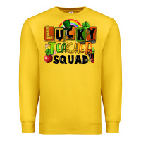 Lemon lucky teacher squad St. Patricks Day Premium Sweatshirt - FaDigitalArtStudio