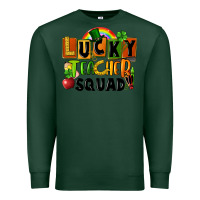 Sports Green lucky teacher squad St. Patricks Day Premium Sweatshirt - FaDigitalArtStudio