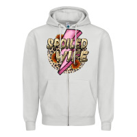 Dove Grey Spoiled Wife Mother's Day Zipper Hoodie - CowGirlArtShop
