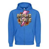 True Royal Spoiled Wife Mother's Day Zipper Hoodie - CowGirlArtShop