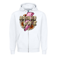 White Spoiled Wife Mother's Day Zipper Hoodie - CowGirlArtShop
