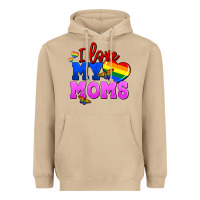 Mushroom I love my moms Heavyweight Hoodie - FaDigitalArtStudio