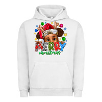 Pigment Lunar Rock Merry Christmas Urban Hoodie - CowhideDigitalArt
