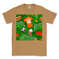 Toasted Coconut soccer ball uniform and shoes seamless pattern Classic Tee - BundleAndBundleShop