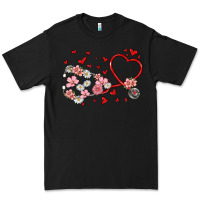 Black valentine's day stethoscope Premium Tee - MaliasSmallBusiness