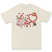 Bone valentine's day stethoscope Premium Tee - MaliasSmallBusiness