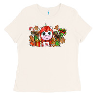 Bone Joy unicorn Christmas Ladies Tee - NancyCooperArtShop