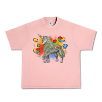 Salmon autism unicorn Urban Heavy Tee - LillyAllenDesigns