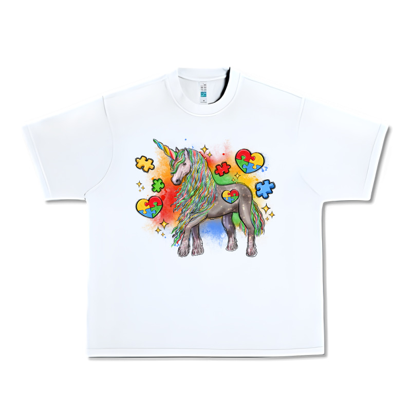 Autism Unicorn Urban Heavy Tee by LillyAllenDesigns | Teevron
