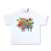 White autism unicorn Urban Heavy Tee - LillyAllenDesigns