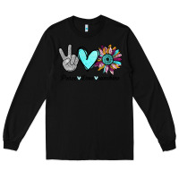 Black Peace Love Sunshine Long Sleeve Tee - Bettercallsaul